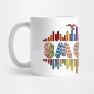 Tone Color Wave With Name-Smokie Mug